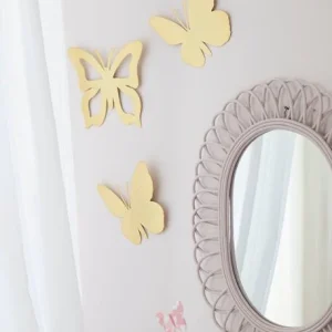 Lot De 3 Papillons En Laiton Dore – Vertbaudet 10