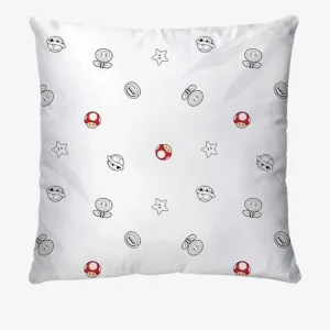 Parure Housse De Couette + Taie D’oreiller Enfant Mario® Blanc Animé – Super Mario 12